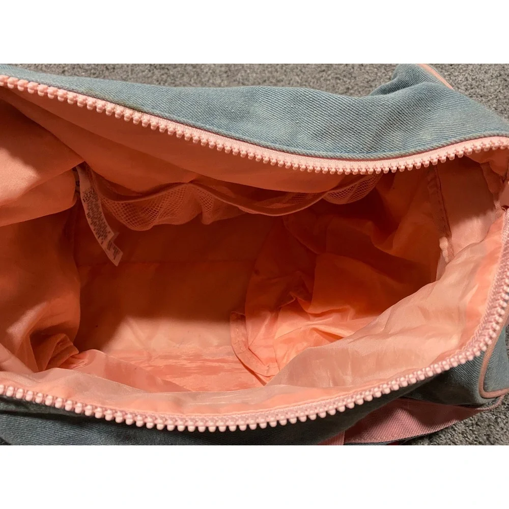 Disney Toy Story Jessie Bullseye Duffel Bag Blue Pink My‎ Squad is Legit Gym Bag